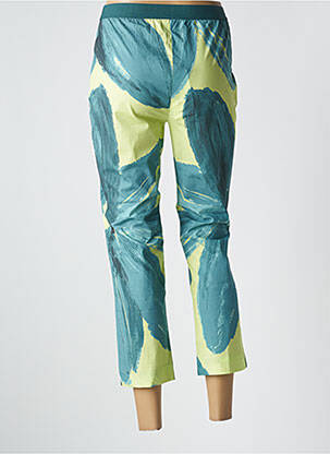 Pantalon 7/8 taille haute taille haute bleu LIVIANA CONTI femme