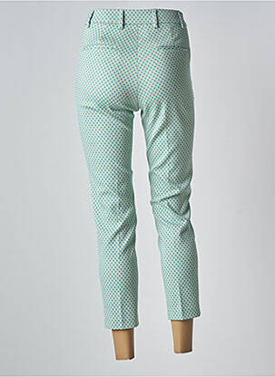 Pantalon 7/8 taille haute taille haute bleu SEVENTY femme