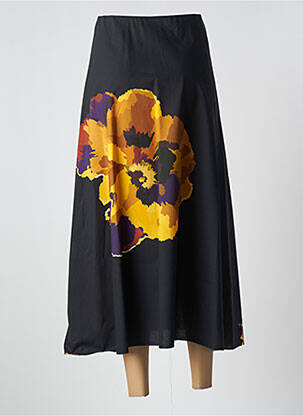 Jupe longue taille haute noir LIVIANA CONTI femme
