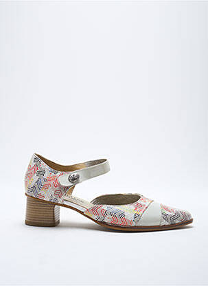 Sandales/nu pieds matière lisse talon de 4 à 6cm gris J.METAYER femme