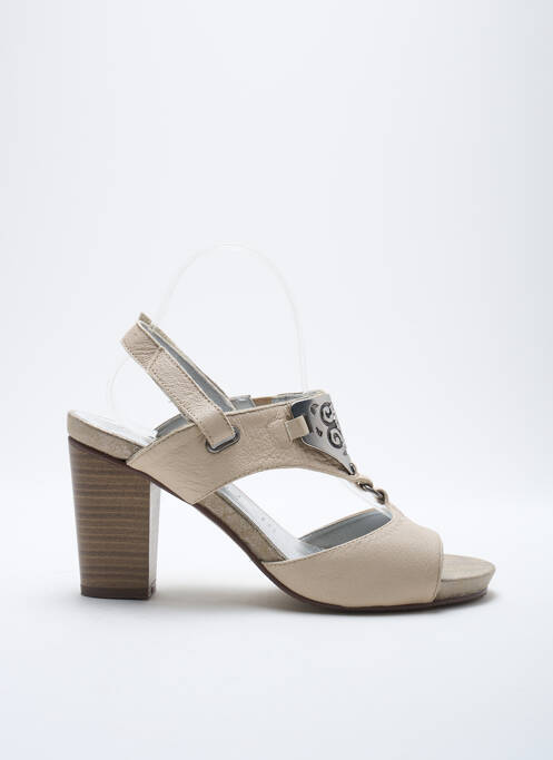 Sandales/Nu pieds beige MADISON pour femme