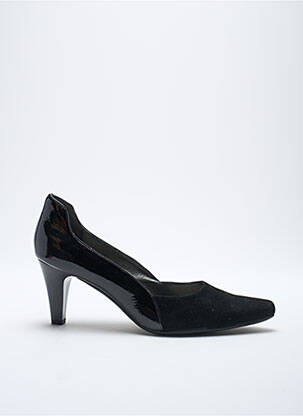 Escarpins matière lisse talon de 4 à 6cm noir SWEET femme