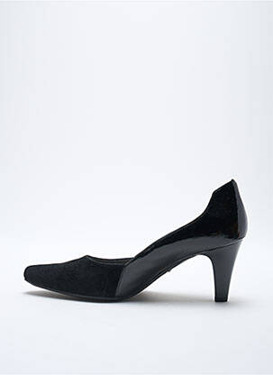 Escarpins matière lisse talon de 4 à 6cm noir SWEET femme