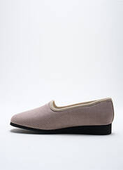 Chaussons/Pantoufles beige EXQUISE pour femme seconde vue