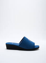 Chaussons/Pantoufles bleu EXQUISE pour femme seconde vue