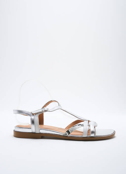 Sandales/Nu pieds argent EMILIE KARSTON pour femme