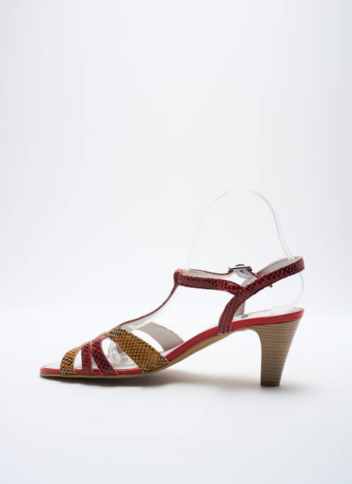 Sandales/Nu pieds rouge ARTIKA SOFT pour femme