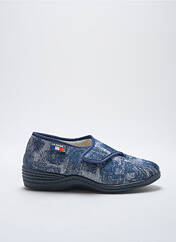 Chaussons/Pantoufles bleu LA VAGUE pour femme seconde vue