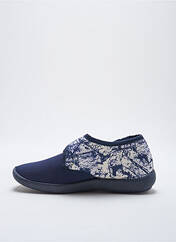 Chaussons/Pantoufles bleu LA VAGUE pour femme seconde vue