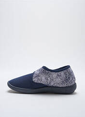 Chaussons/Pantoufles bleu LA VAGUE pour femme seconde vue