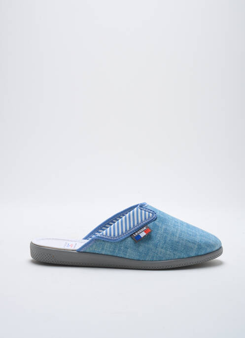 Chaussons/Pantoufles bleu LA VAGUE pour femme