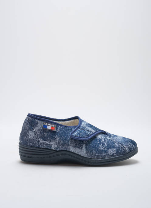 Chaussons/Pantoufles bleu LA VAGUE pour femme