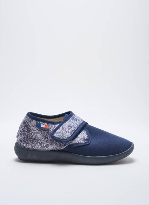 Chaussons/Pantoufles bleu LA VAGUE pour femme