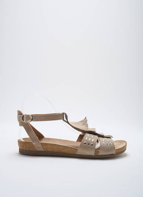 Sandales/Nu pieds beige MEPHISTO pour femme