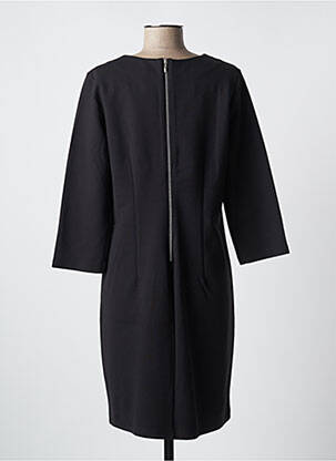 Robe mi-longue manches 3/4 manches 3/4 noir C'EST BEAU LA VIE femme