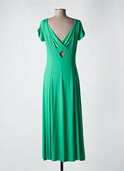 Robe longue vert MALOKA pour femme seconde vue