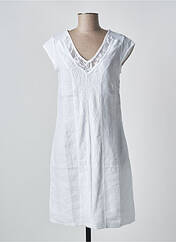 Robe mi-longue blanc MALOKA pour femme seconde vue