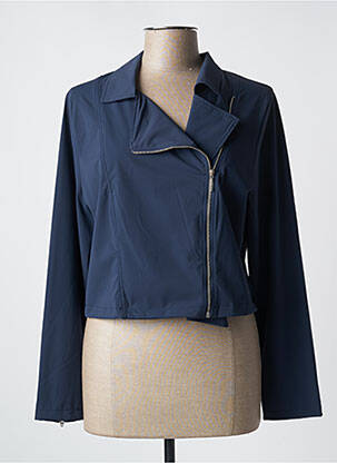 Veste casual bleu MALOKA pour femme