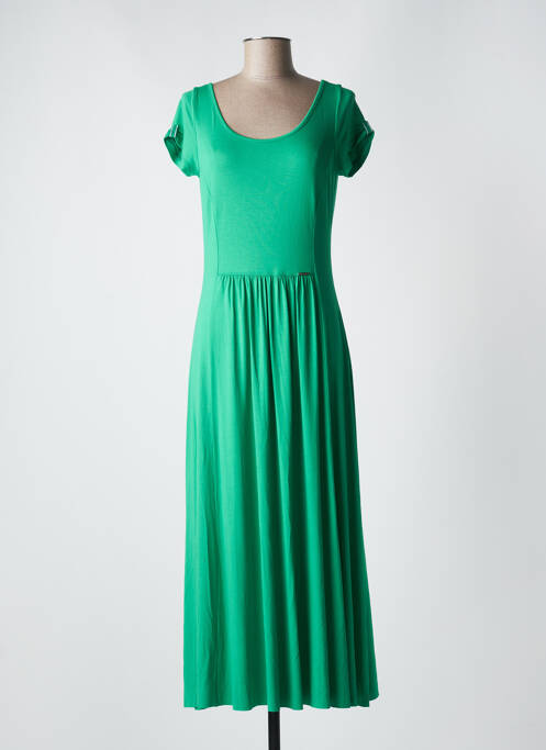 Robe longue vert MALOKA pour femme