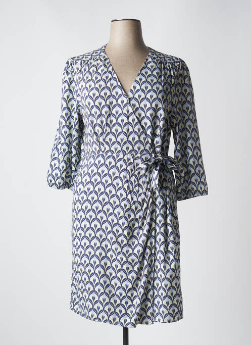 Robe mi-longue bleu JULIE GUERLANDE pour femme