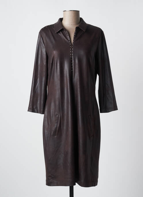 Robe mi-longue marron EVA KAYAN pour femme