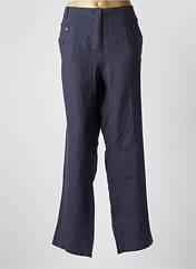 Pantalon droit bleu THALASSA pour femme seconde vue