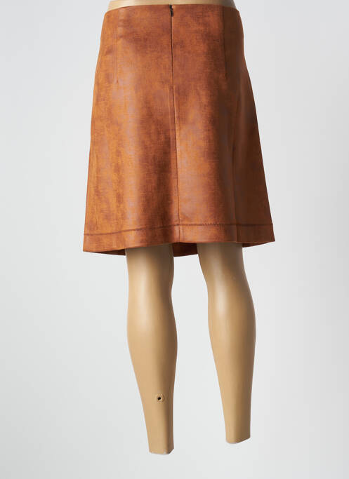 Jupe courte marron LO! LES FILLES pour femme