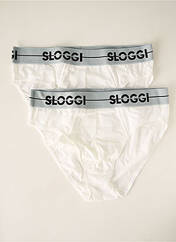 Slip blanc SLOGGI pour homme seconde vue