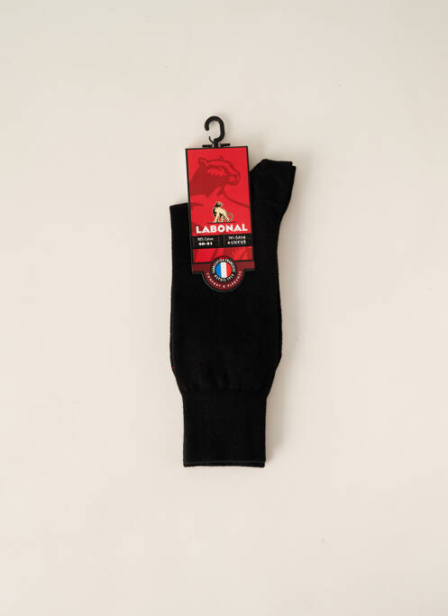 Chaussettes noir LABONAL pour homme