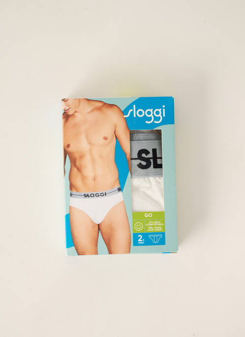 Slip blanc SLOGGI pour homme