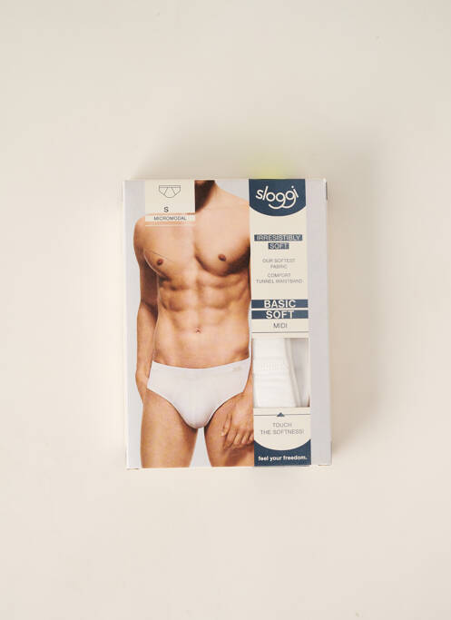 Slip blanc SLOGGI pour homme