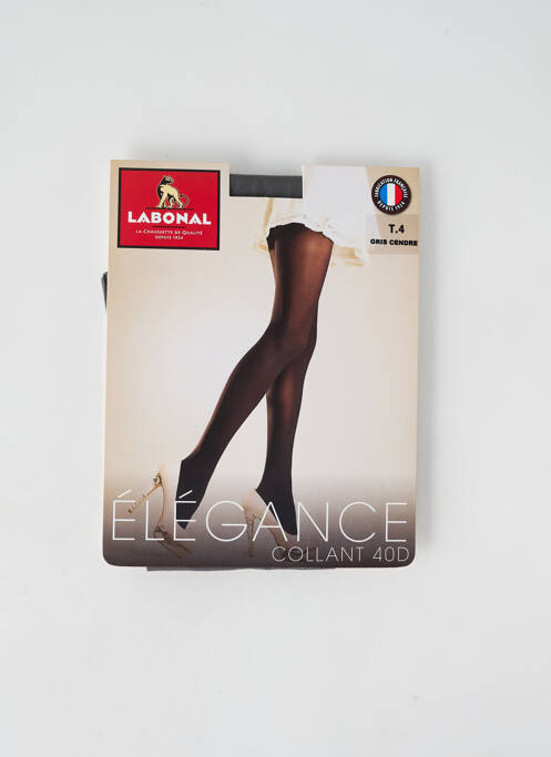 Collants gris LABONAL pour femme