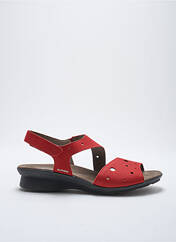 Sandales/Nu pieds rouge MEPHISTO pour femme seconde vue