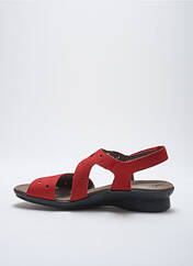 Sandales/Nu pieds rouge MEPHISTO pour femme seconde vue