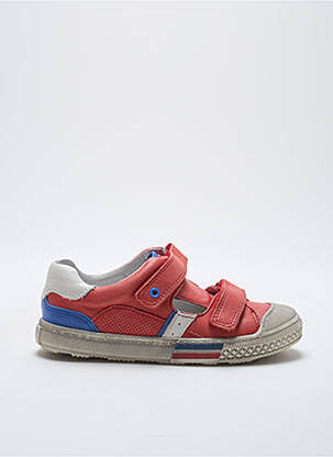 Sandales/nu pieds semelle amovible bout rond rouge BELLAMY garçon