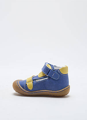Sandales/nu pieds tissage satiné bout rond bleu BELLAMY garçon