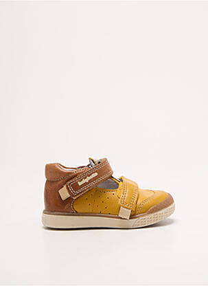 Sandales/nu pieds matière lisse bout rond marron BABYBOTTE garcon