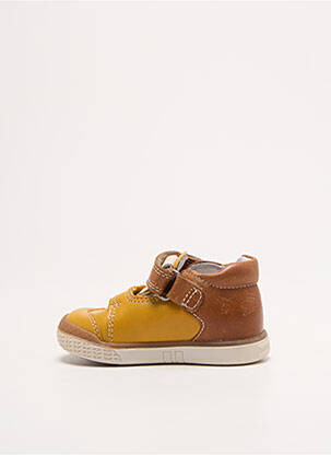Sandales/nu pieds matière lisse bout rond marron BABYBOTTE garçon
