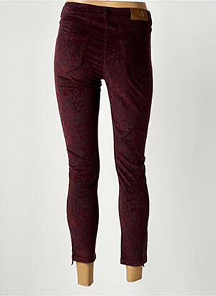 Pantalon 7/8 taille haute taille haute rouge PAUL BRIAL femme