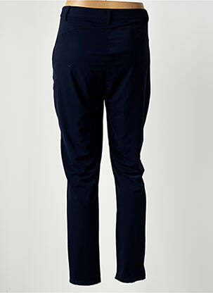 Pantalon 7/8 stretch taille normale bleu MALOKA femme