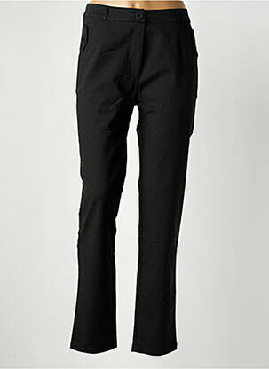 Pantalon chino tissage popeline taille haute vert LE PETIT BAIGNEUR femme
