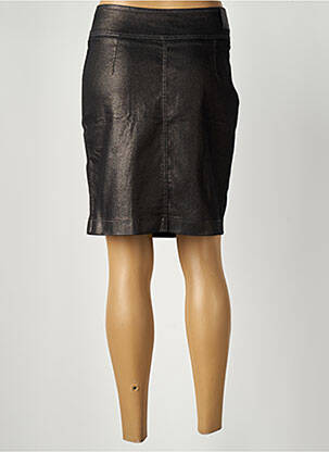 Jupe courte poches noir RIVIERES DE LUNE femme