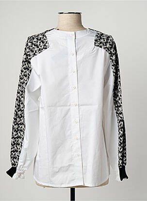 Pull col rond manches longues gris SEE THE MOON femme