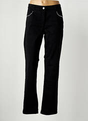 Jeans coupe slim noir PAUL BRIAL pour femme seconde vue