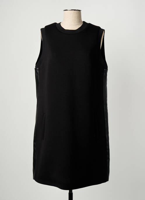 Robe courte sans manche sans manche noir RIVIERES DE LUNE femme