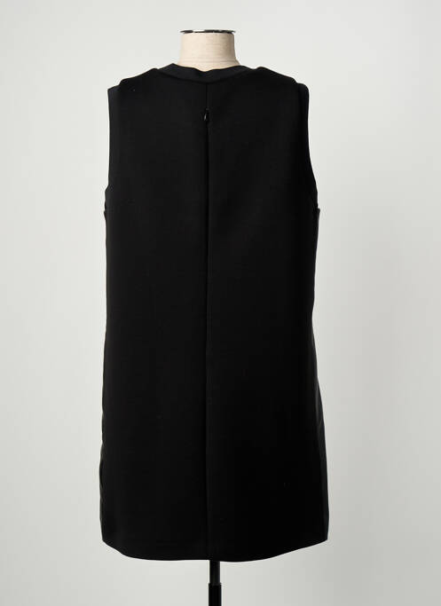 Robe courte sans manche sans manche noir RIVIERES DE LUNE femme