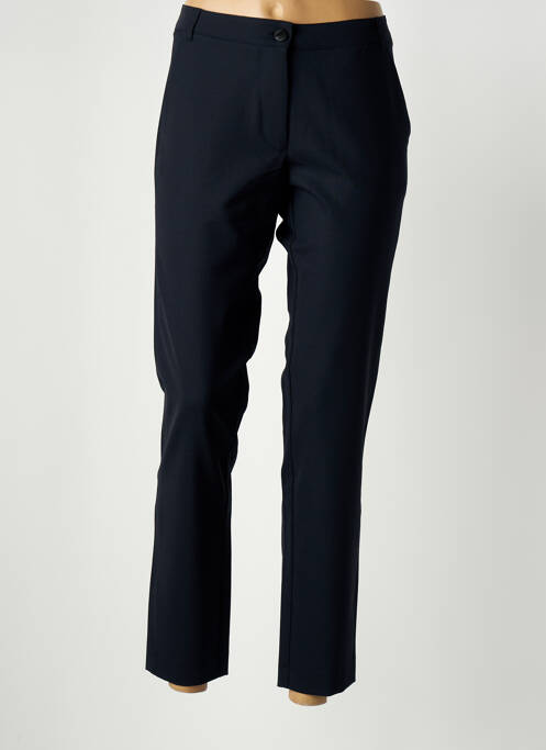 Pantalon chino bleu RIVIERES DE LUNE pour femme