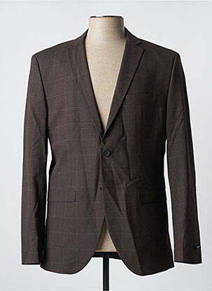 Blazer poches marron JACK & JONES homme