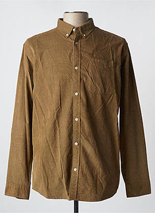 Chemise manches longues manches longues marron JACK & JONES homme