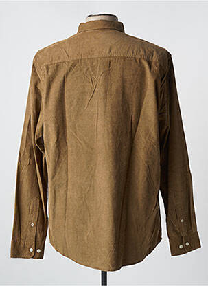 Chemise manches longues manches longues marron JACK & JONES homme